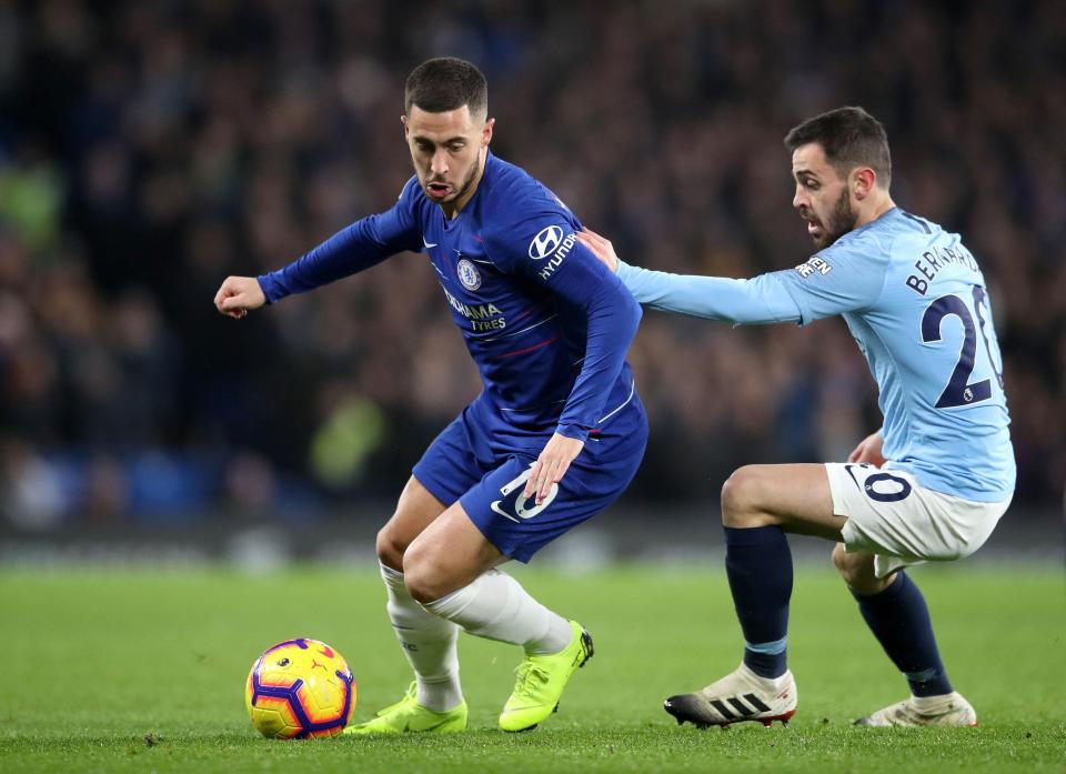  Eden Hazard had two assists as Chelsea beat Man City - but he appeared to be a passenger for much of the game