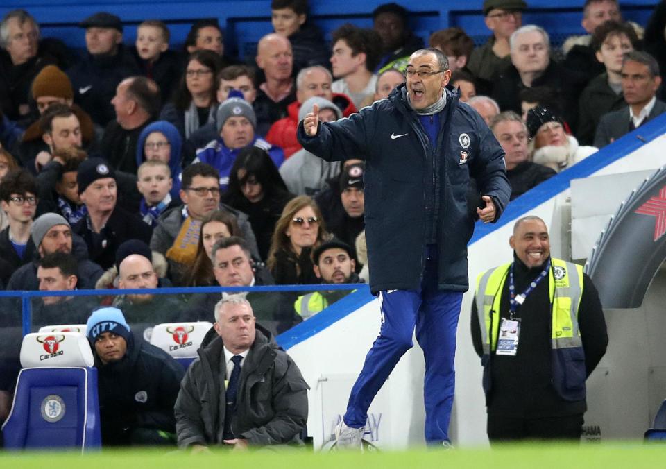  Maurizio Sarri used Hazard as a 'false 9' as he does not trust Alvaro Morata or Olivier Giroud