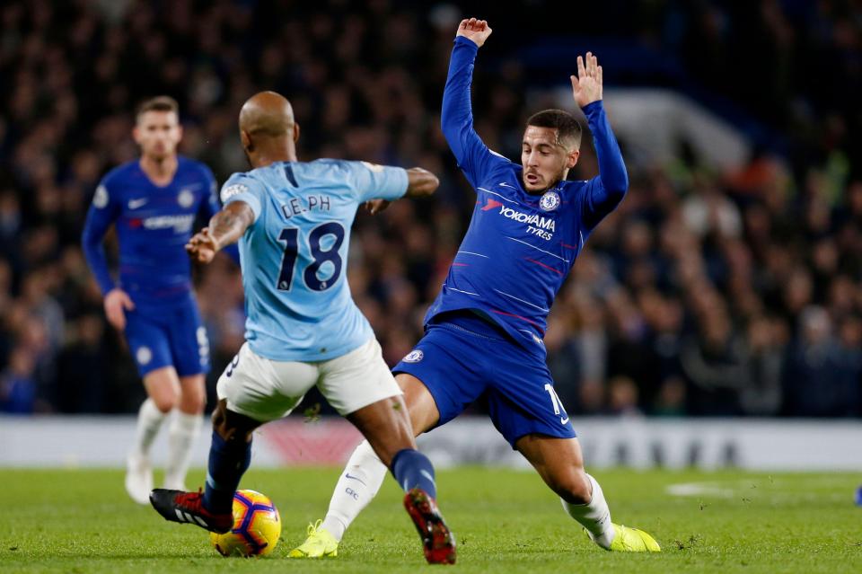  Hazard was still able to provide two key moments - a brilliant pass for Kante's opener and the corner for Luiz's second