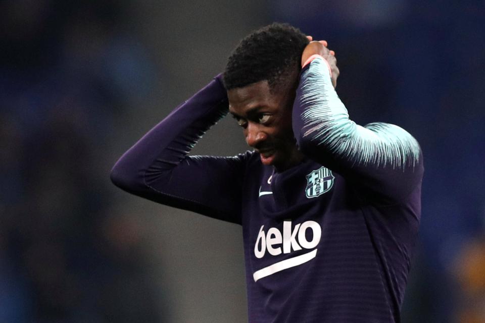  Ousmane Dembele is back in the bad books after turning up two hours late for training