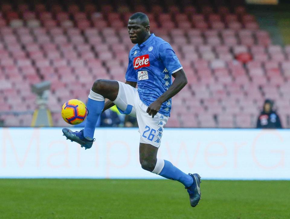  Kalidou Koulibaly would command a world-record fee for a defender