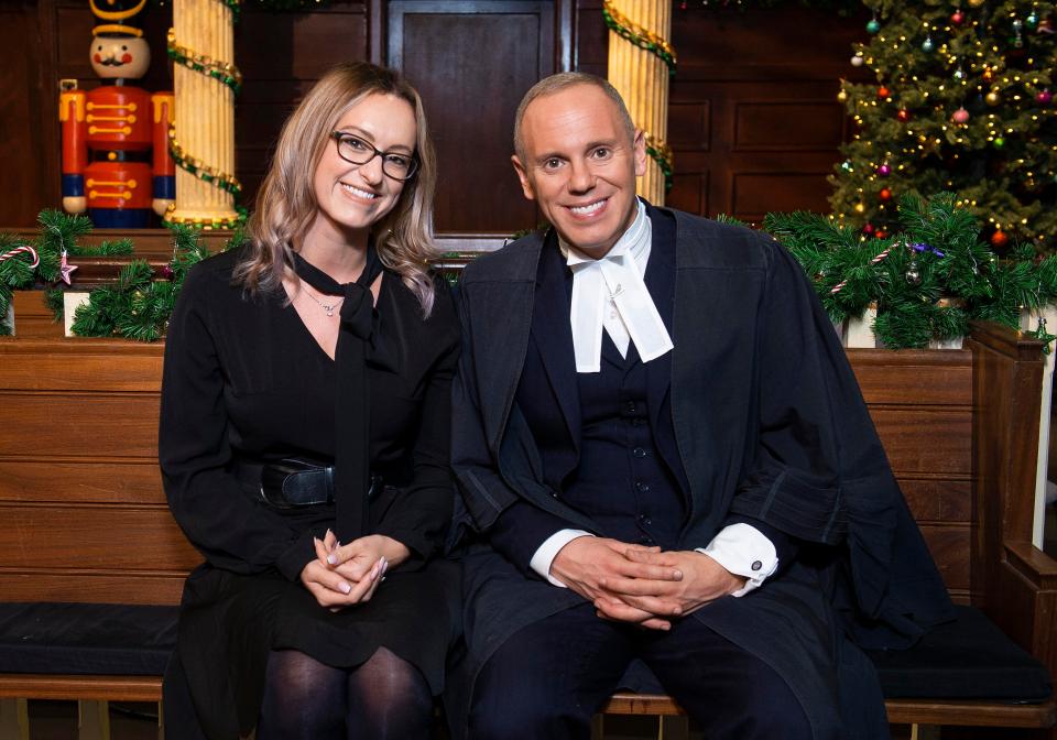  Lauren Veevers went behind the scenes at TV legal bigwig Judge Rinder’s hilarious Christmas Kids Court