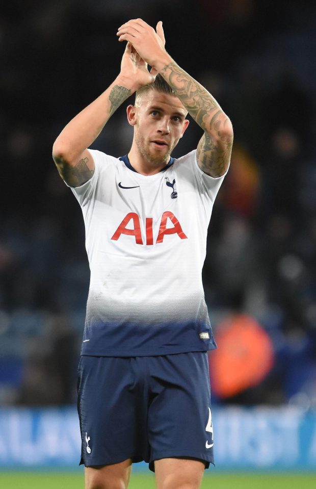  Toby Alderweireld is Manchester United's No1 target