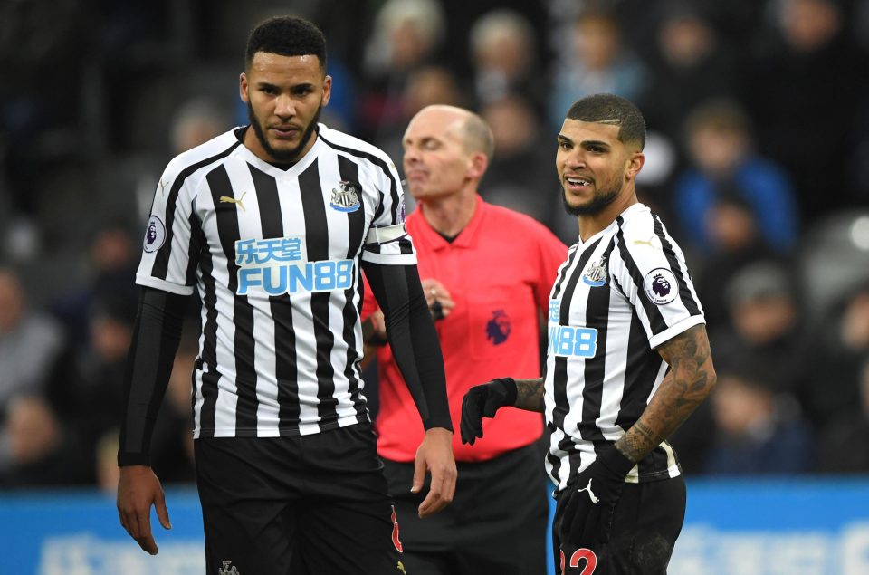  10-man Newcastle had to hold on after Yedlin was dismissed