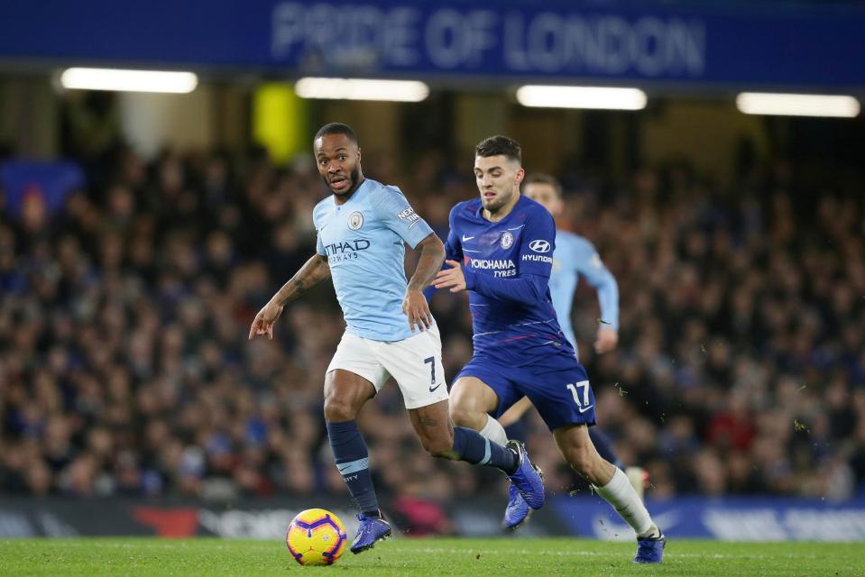  Raheem Sterling received a torrent of abuse from Chelsea fans throughout the match