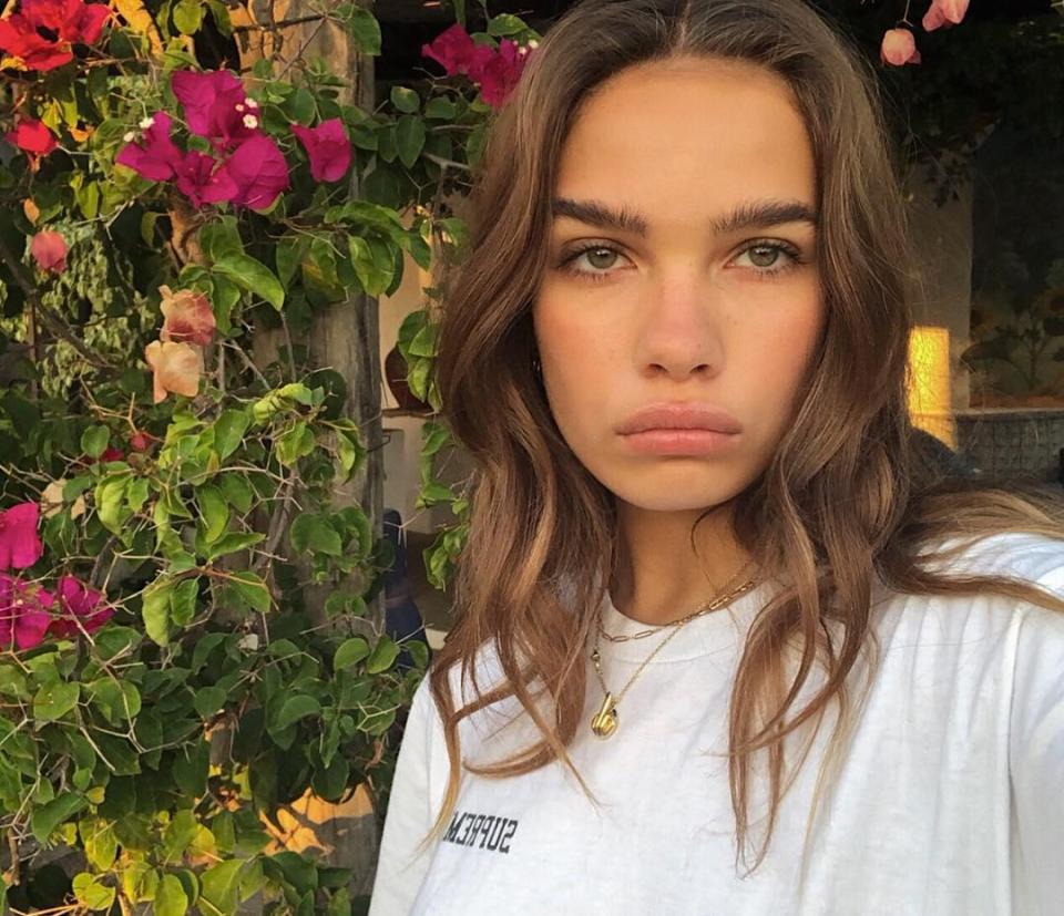  Hana Cross is a model recently known for dating Brooklyn Beckham