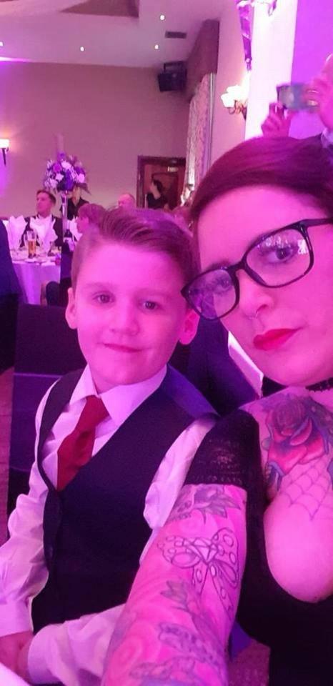  Taylor-Jay's mum's Stacey is now fundraising to get him a prosthetic eye