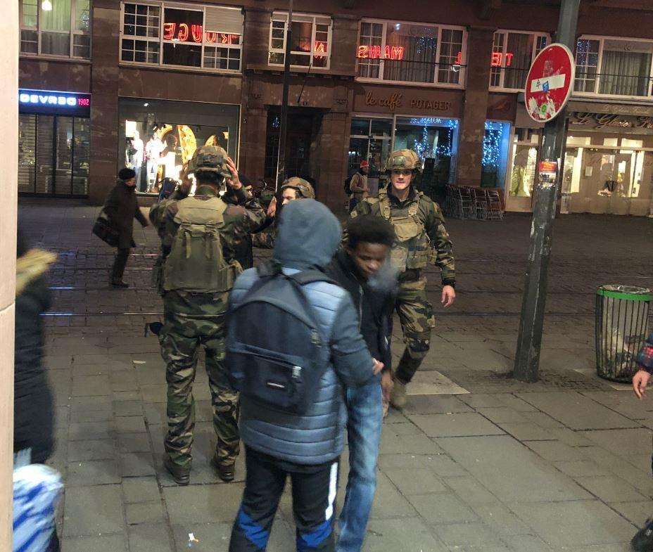  Soldiers on patrol on the night of the attack