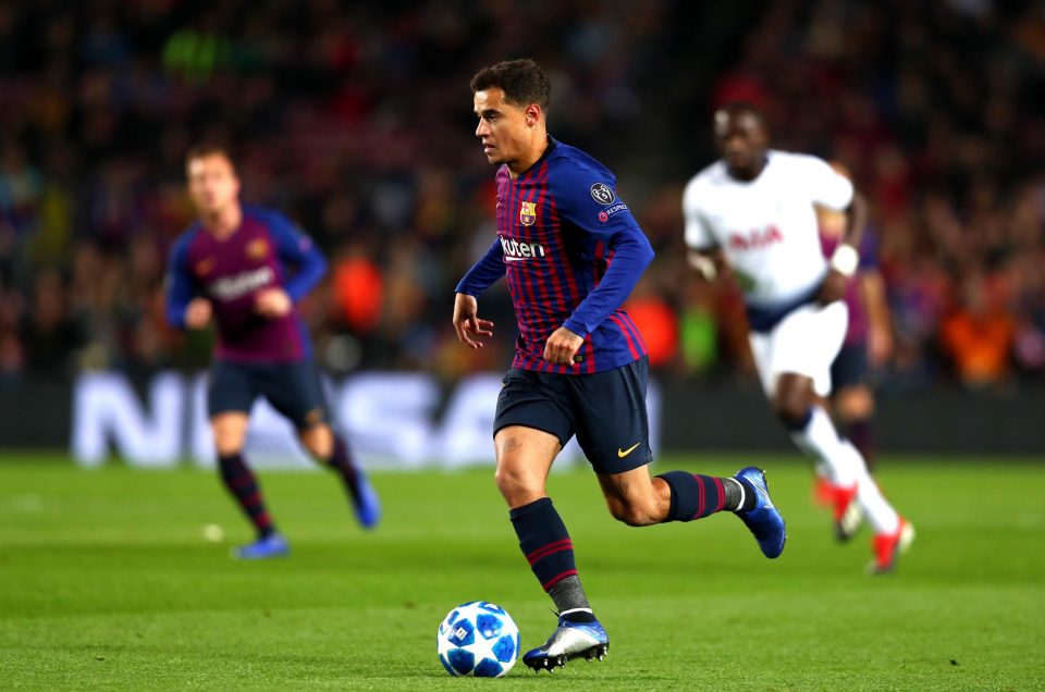  Philippe Coutinho starred in a weakened Barca side