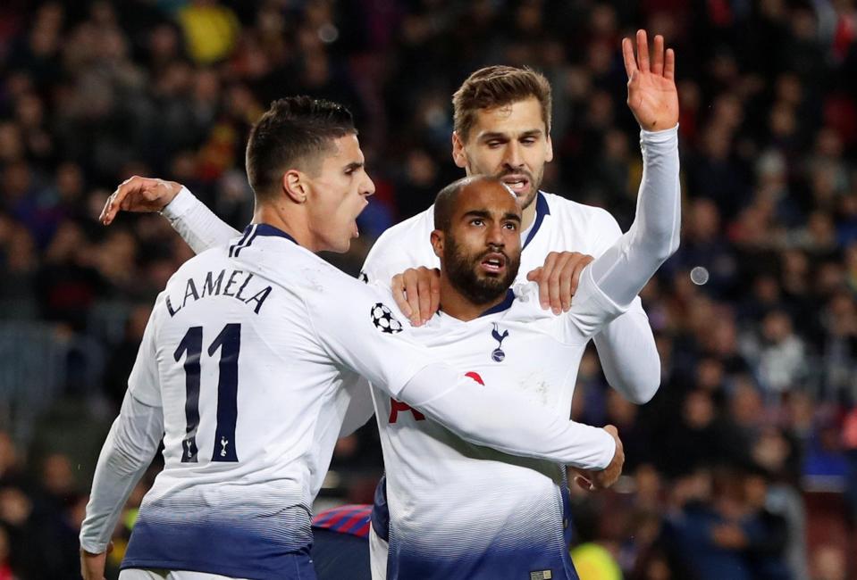  Lucas Moura came off the bench to score the goal that sends Spurs into the knockouts