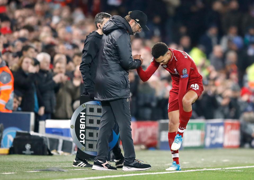  The Liverpool boss is facing an injury crisis ahead of the clash against United on Sunday