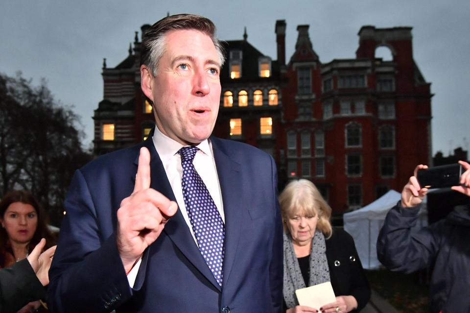  Graham Brady announced the amount of letters was in this morning