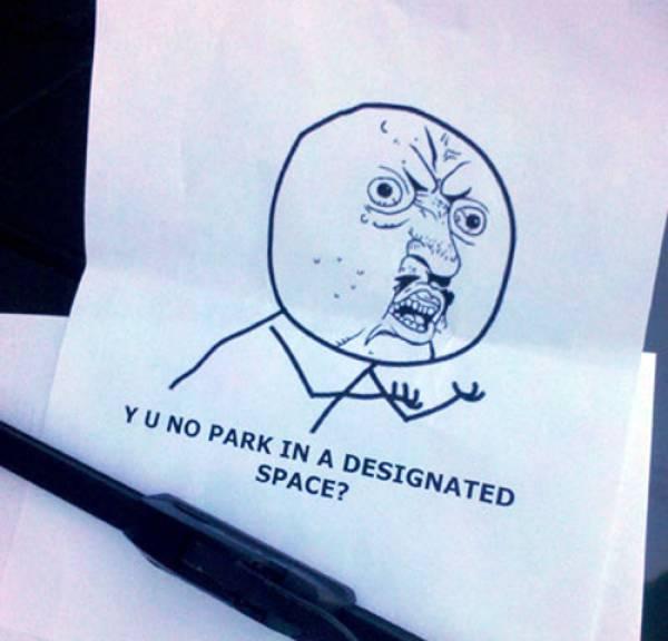  This disturbing pizza-faced cartoon is laying truth bombs on bad drivers