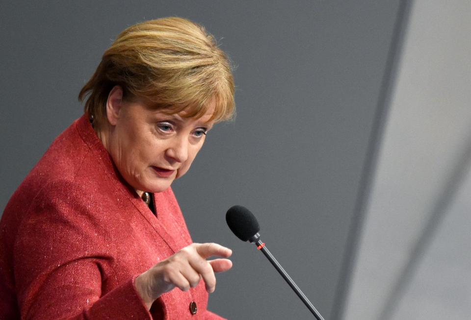  Angela Merkel has said the deal still can't be tweaked - even if she gets booted out of office