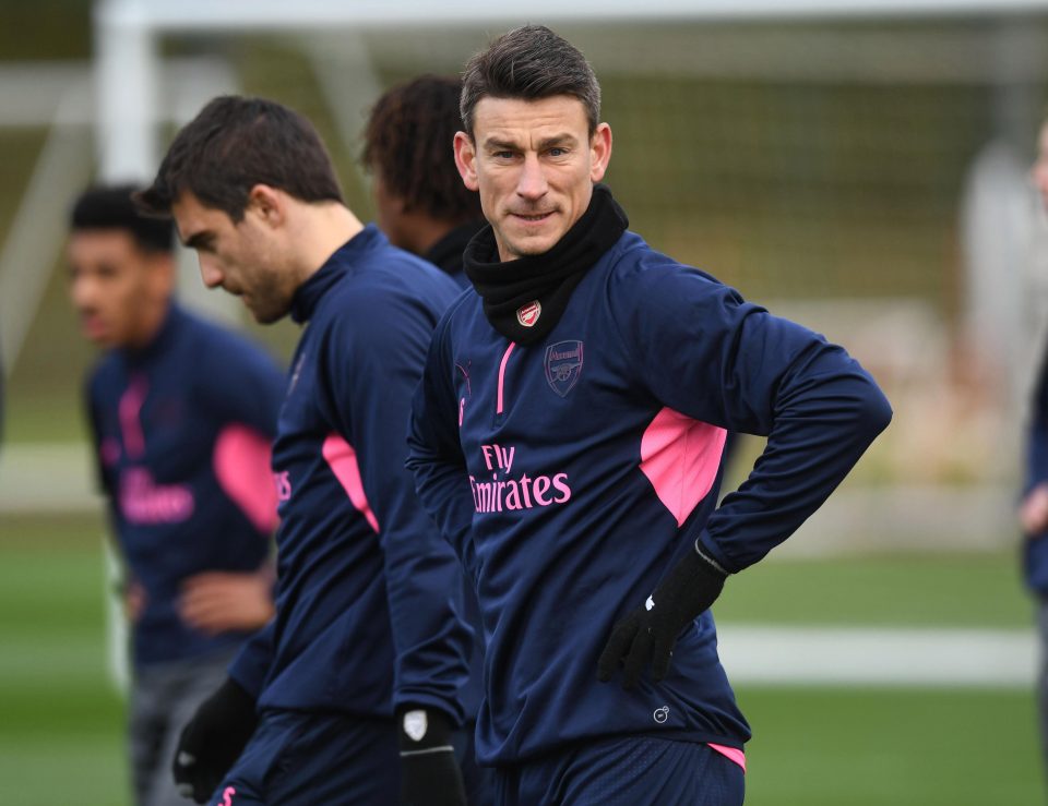  Laurent Koscielny will make his long-awaited return from injury