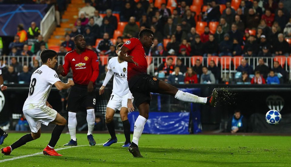  Pogba was guilty of missing a sitter against the La Liga side in the first half