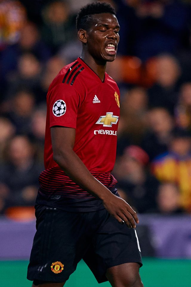  Pogba looked lazy and disinterested as United lost 2-1 against Valencia at the Mestalla