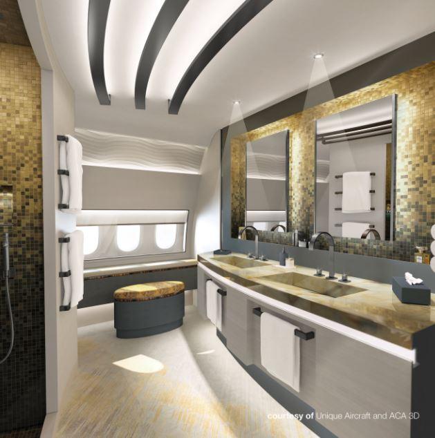  One of the designs even features a stunning mosaic bathroom