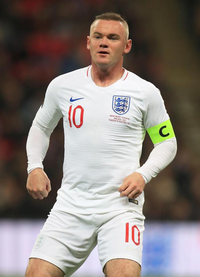  Rooney played a farewell game in an England shirt on November 15 in his 120th cap