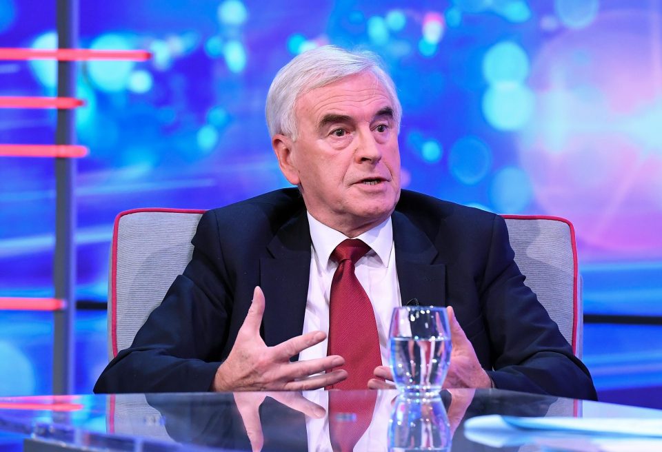  Shadow Chancellor John McDonnell chats with Robert Peston about the Brexit deadlock