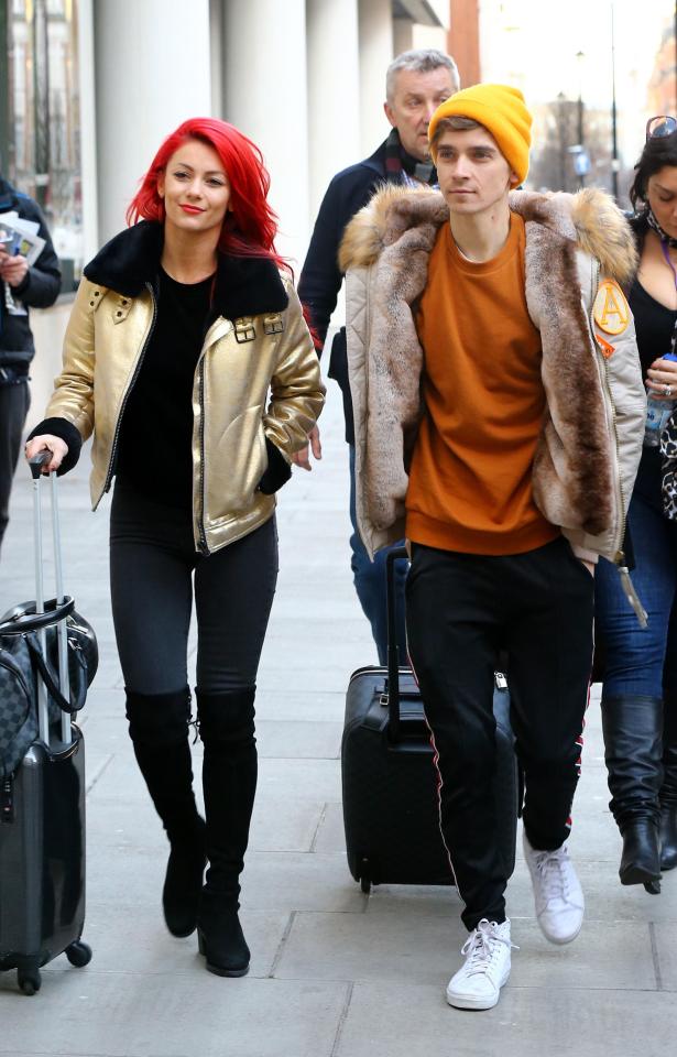  Dianne was the only redhead when the pair appeared on the Chris Evans Breakfast Show on Radio 2 this morning