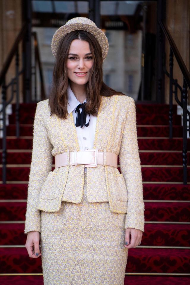  Keira channelled the Mary Poppins look at Buckingham Palace recently