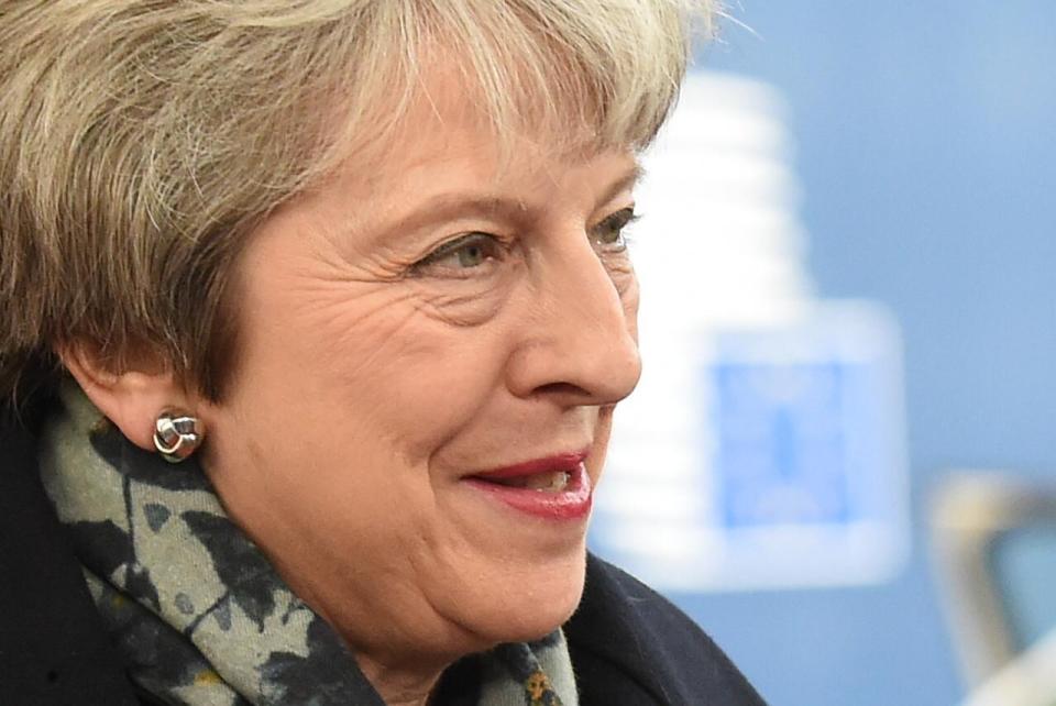  The Prime Minister followed her win in the no confidence vote by jetting off to Brussels for more talks