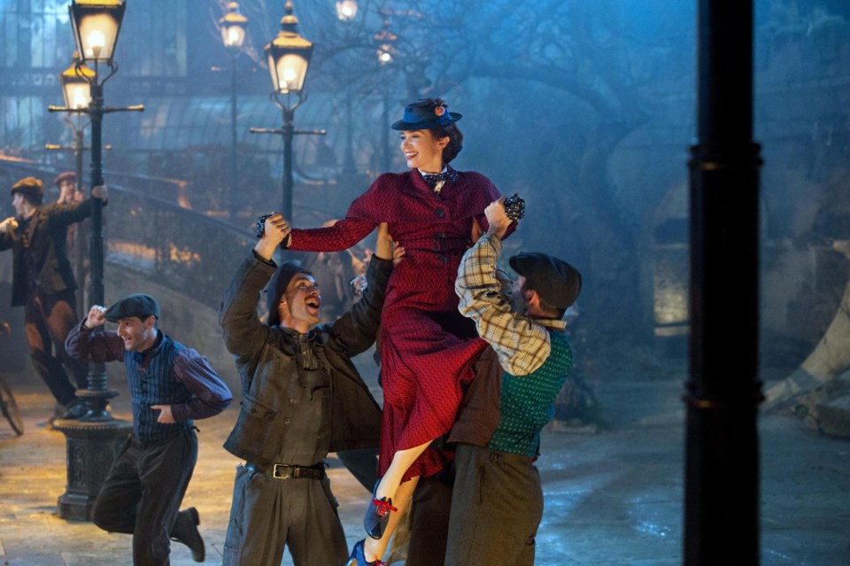 Lin-Manuel plays cockney lamplighter Jack in Mary Poppins Returns