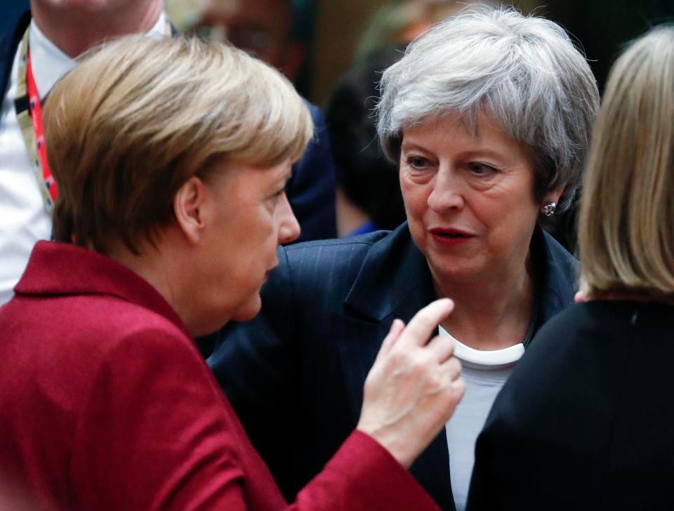  Angela Merkel said she wouldn't give ground to the UK