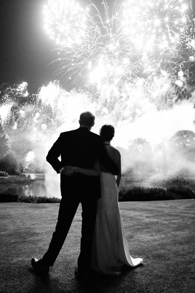  The palace also released this beautiful shot for Meghan Markle and Prince Harry's first Christmas card as a married couple