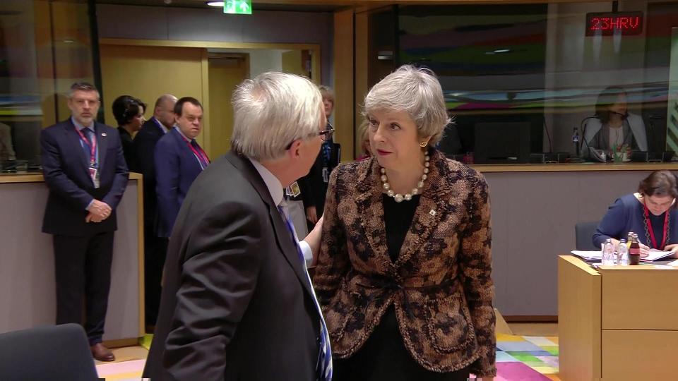  The PM walked straight up to the senior Eurocrat during a roundtable in Brussels