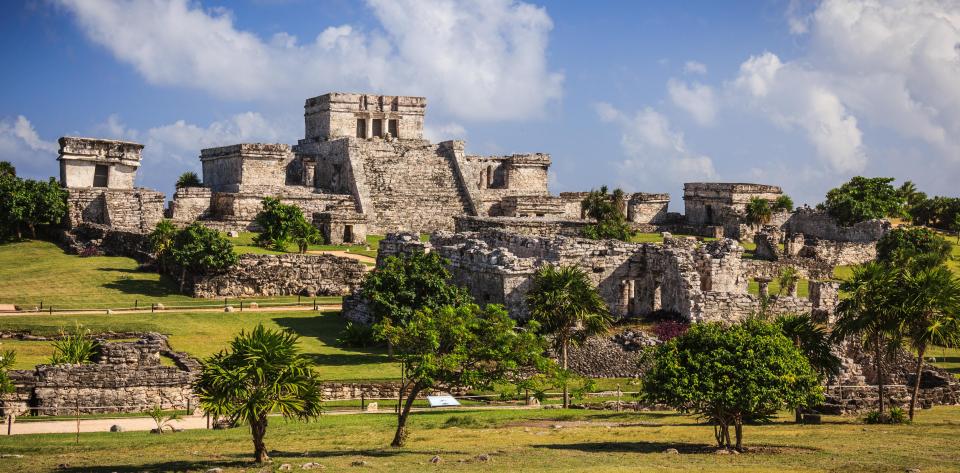  Tulum was once the site of a 13th-Century fortified port trading in turquoise and jade and the only Mayan city built on the coast