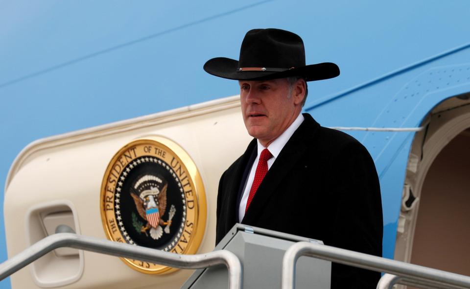  Ryan Zinke was endorsed by former President Donald Trump