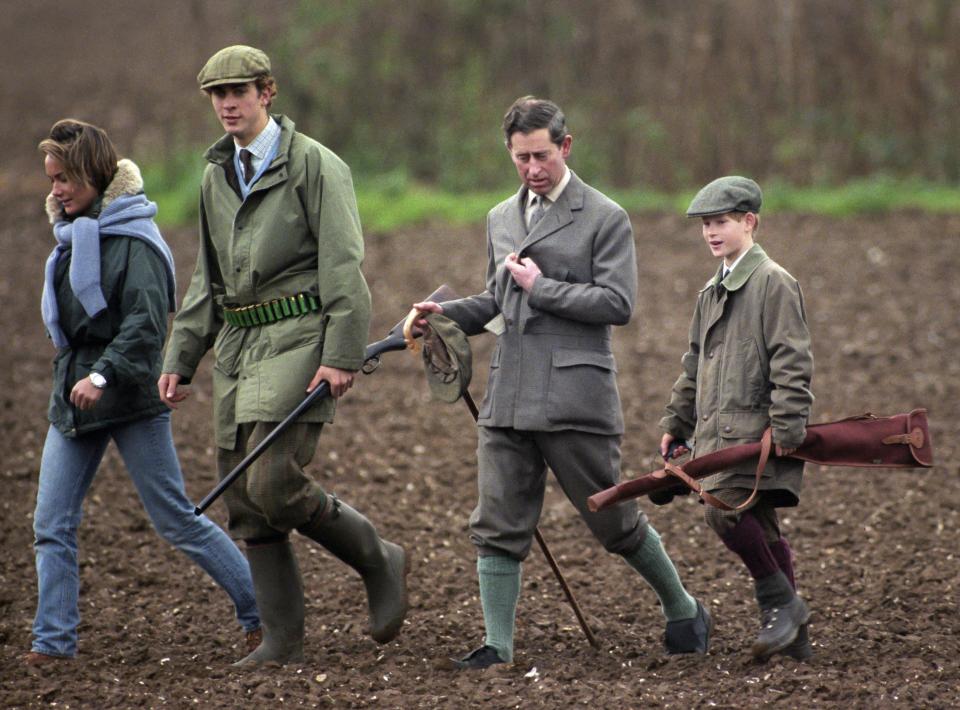  There's a traditional Boxing Day pheasant shoot before the family head home