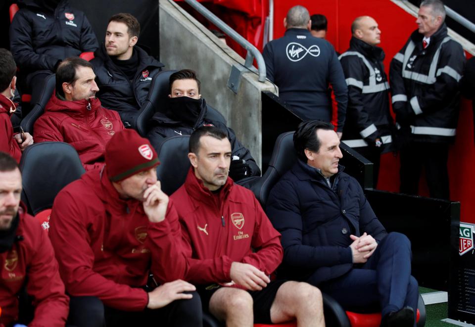  Ozil has been axed by Emery because he does not fit into his tactical plans