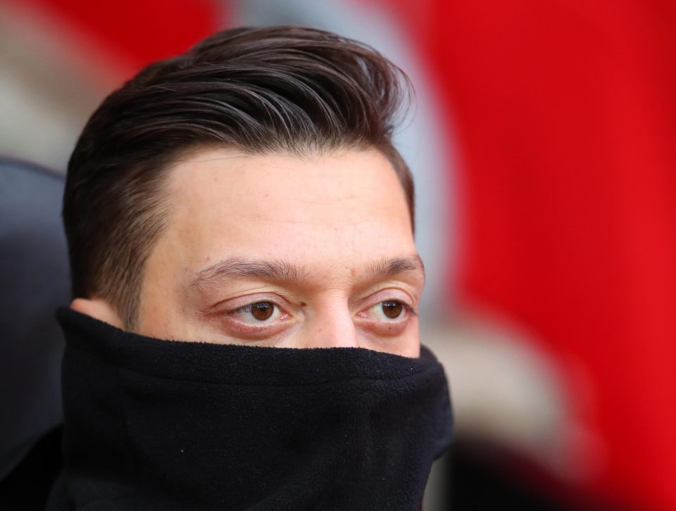  Mesut Ozil's future at Arsenal is in serious doubt after Unai Emery laid down the law