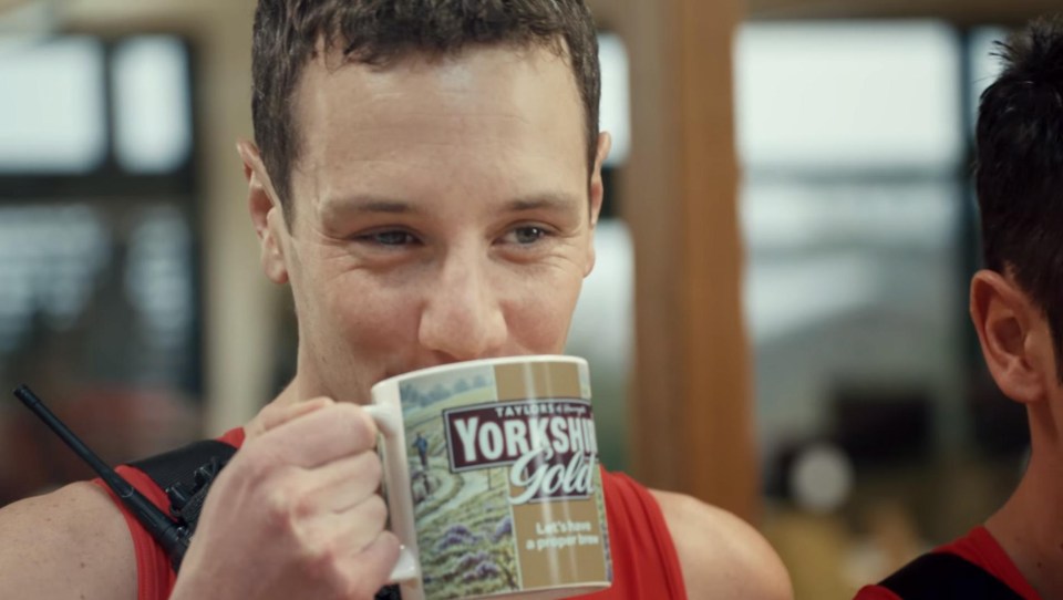 Triathletes Alistair and Barry Browntree are ambassadors for the the Yorkshire Tea brand