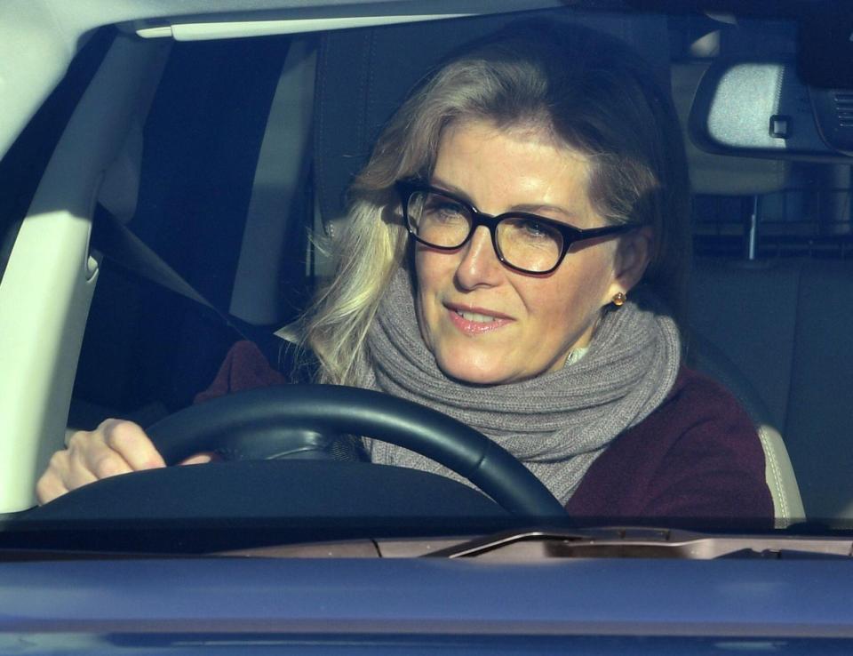  Sophie Countess of Wessex drove herself to the lunch today