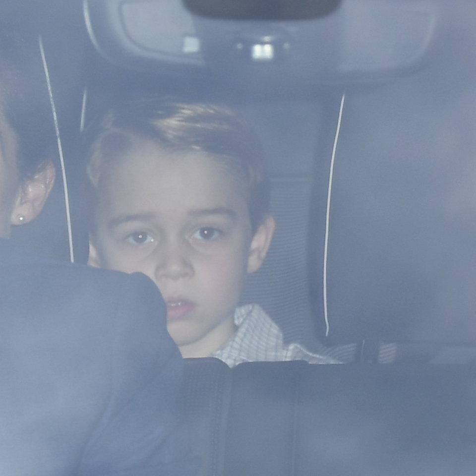  Prince George could be seen in the back seat