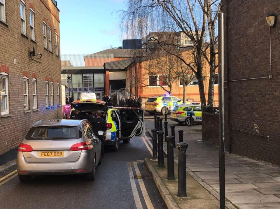  Police outside St Stephen's Medical Centre