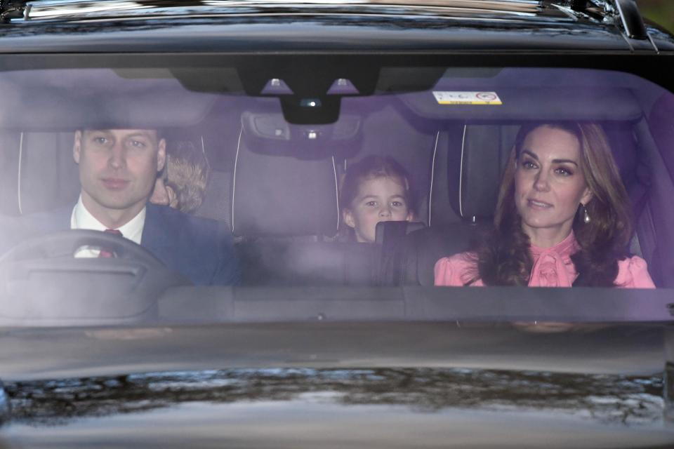  Prince George and Princess Charlotte did attend the Queen's annual Christmas lunch at Buckingham Palace earlier this month