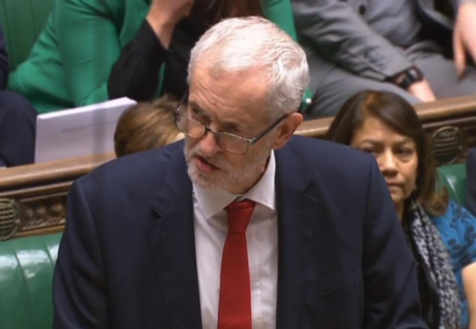  Jeremy Corbyn appeared to mumble the words 'stupid woman' during the PM's Questions but insist he actually said 'stupid people'