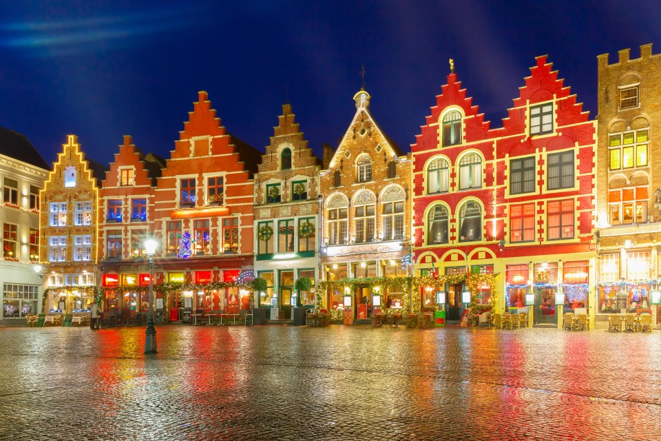 There are plenty of twinkling lights in Market Square