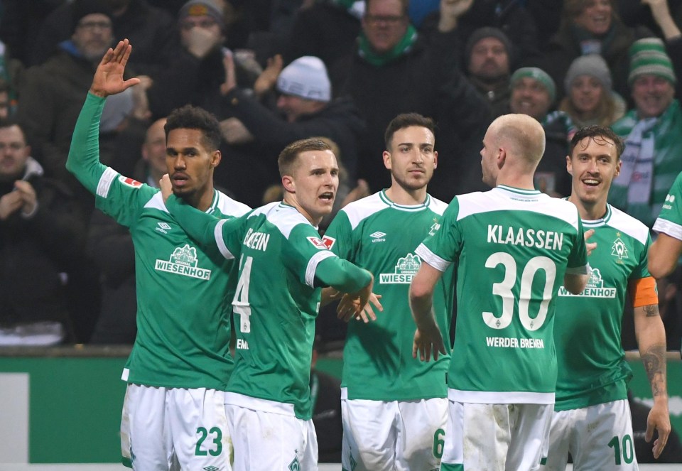 Bremen equalised in the second-half