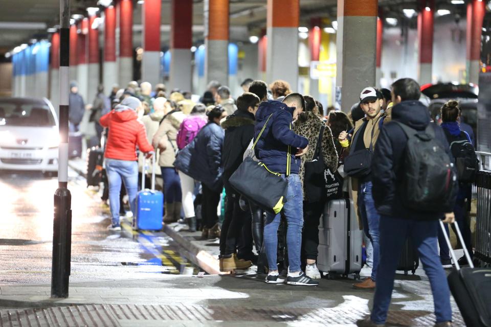  Thousands of holidaymakers and commuters were left stranded at the airport