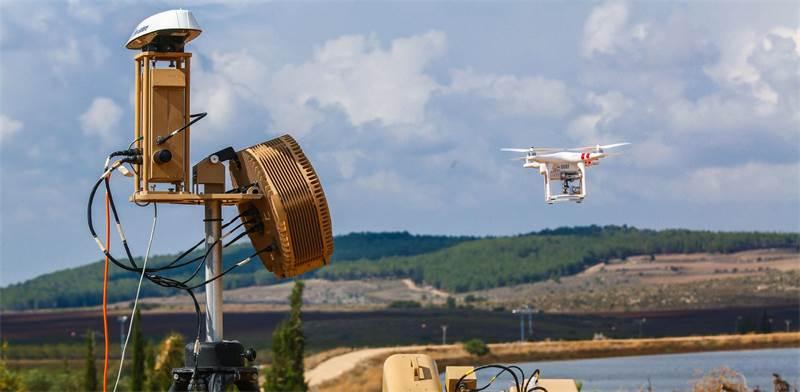  The equipment assembled by the military could be a drone dome (pictured)