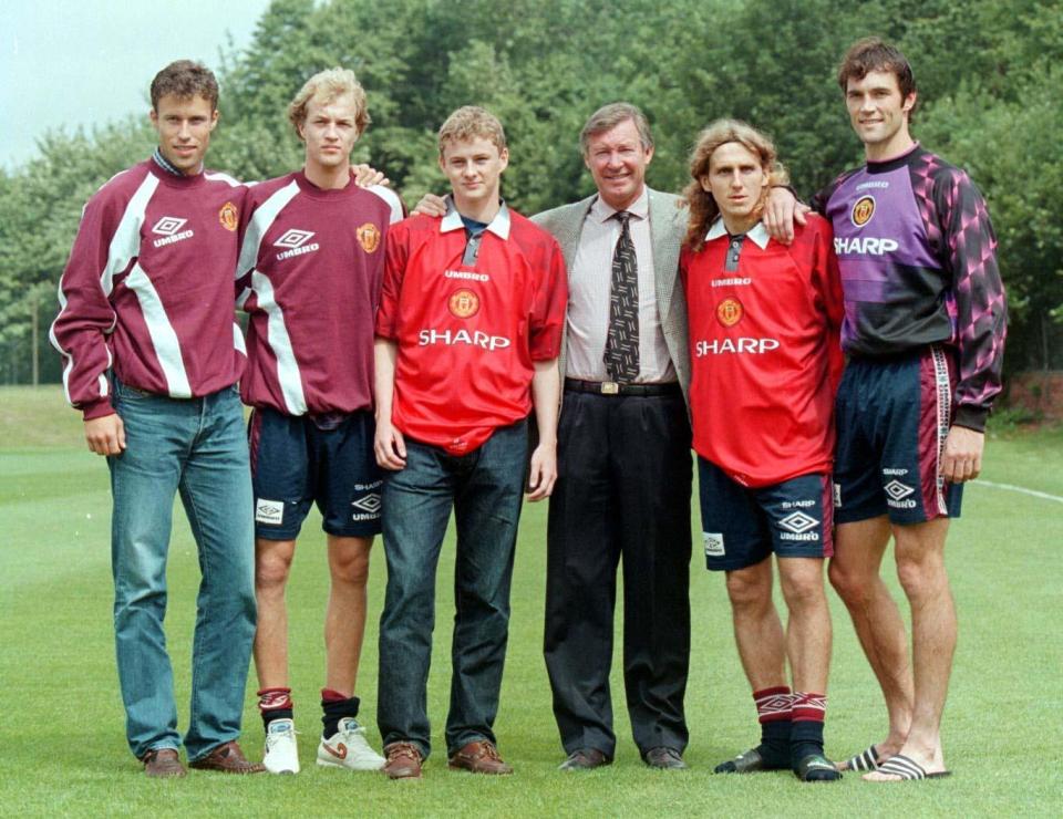  Ole Gunnar Solskjaer was one of five Manchester United signings in 1996