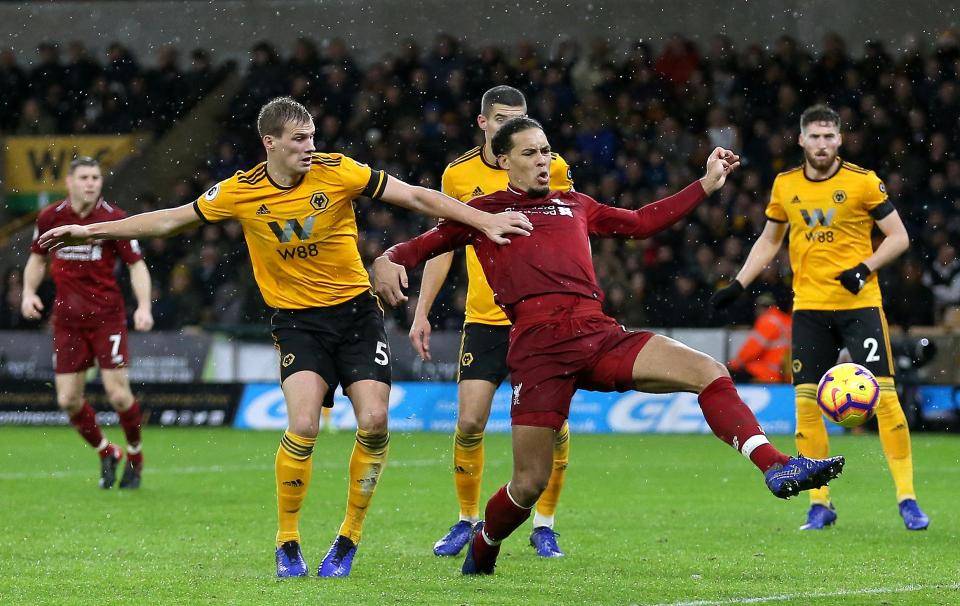  Virgil Van Dijk sealed the points with a cushioned volley from Salah's cross