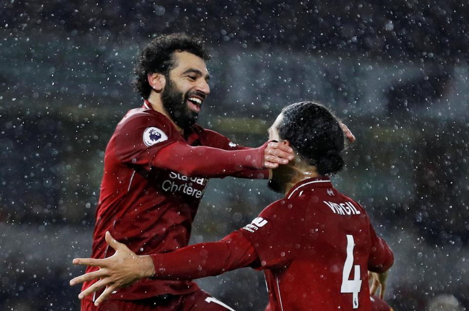  Liverpool beat Wolves 2-0 on Friday night to go four points clear of Man City