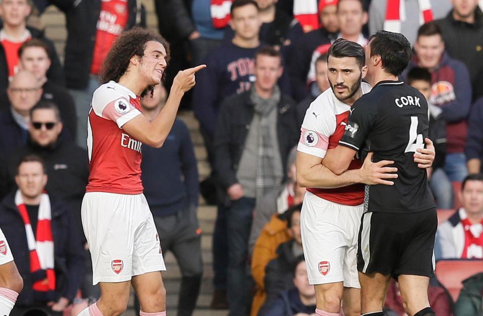  Matteo Guendouzi is not afraid to get stuck in to any opposition